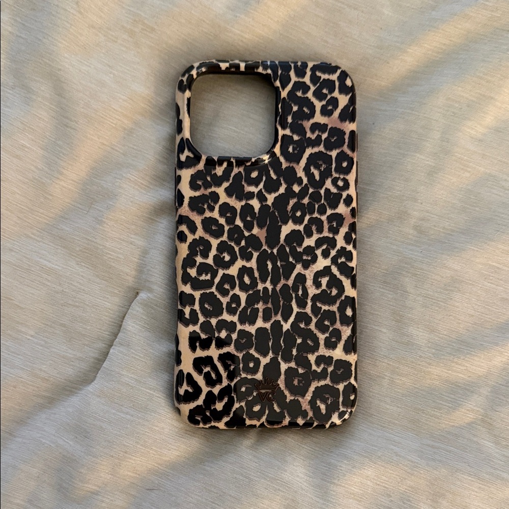 Velvet Caviar Leopard Print iPhone 16 Pro Max Case